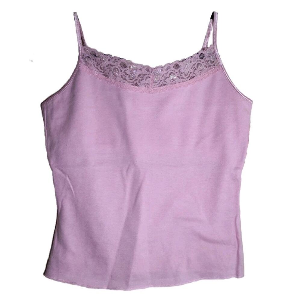 Energie‎ Y2K Seashell Pink Women's Babydoll Tank Top Size Large